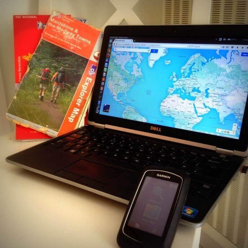 CycleTouringOrg | Adventure and Bicycle Touring - Bicycle TArticles, Reviews, Advice, Tours and More... - Cycle Touring Navigation: Paper Map or GPS Device? | Part 1